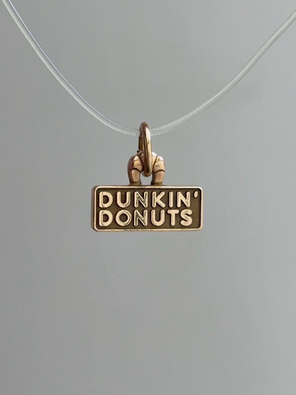 14k Yellow Gold Vintage Dunkin’ Donuts Charm